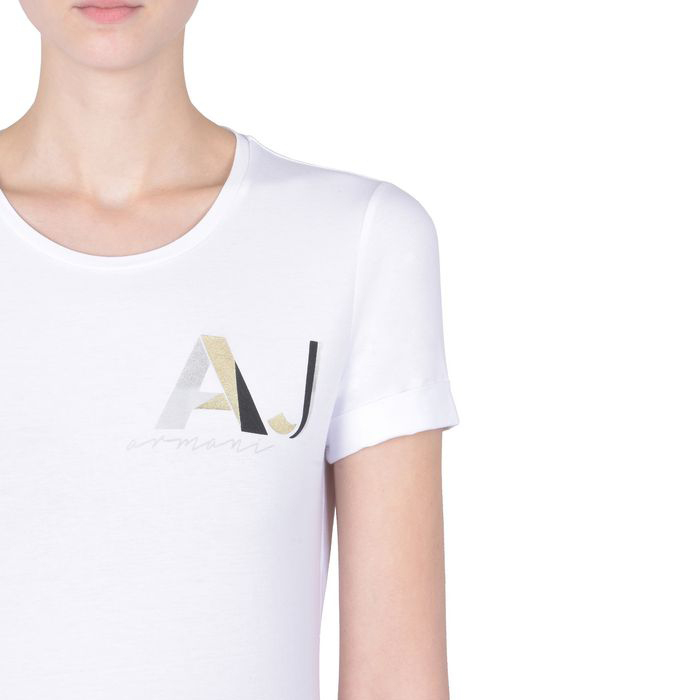 Image 4 of AJ LADIES T-SHIRT アルマーニ ジーンズ レディースTシャツ 3Y5T41 5JABZ 1100