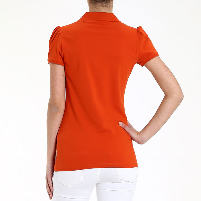 Image 3 of BURBERRY LADIES POLO バーバリー レディース ポロシャツ 3958236 82800 BR-CLEMENTINE