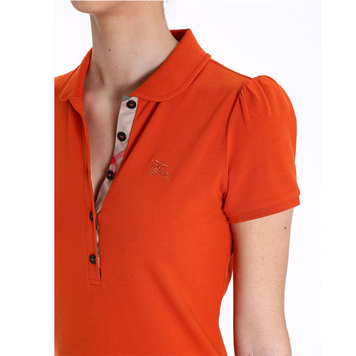 Image 4 of BURBERRY LADIES POLO バーバリー レディース ポロシャツ 3958236 82800 BR-CLEMENTINE