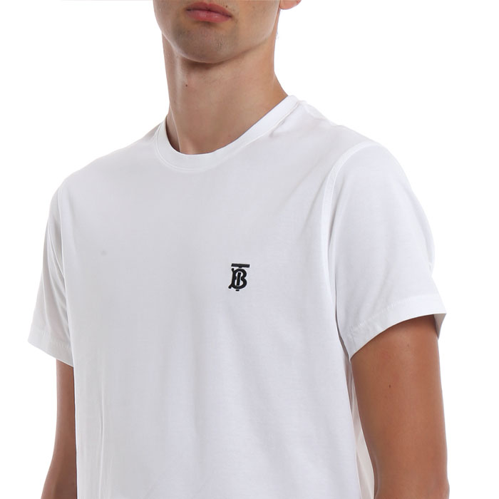 Image 4 of BURBERRY MEN T-SHIRT バーバリー メンズ Tシャツ 8014021 A1464 WHITE