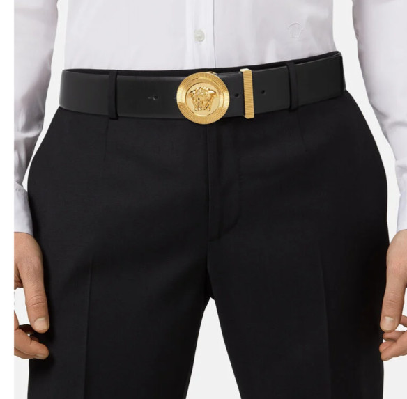 Image 3 of VERSACE BELT ヴェルサーチベルト 1003873 DVTP1 1B00V