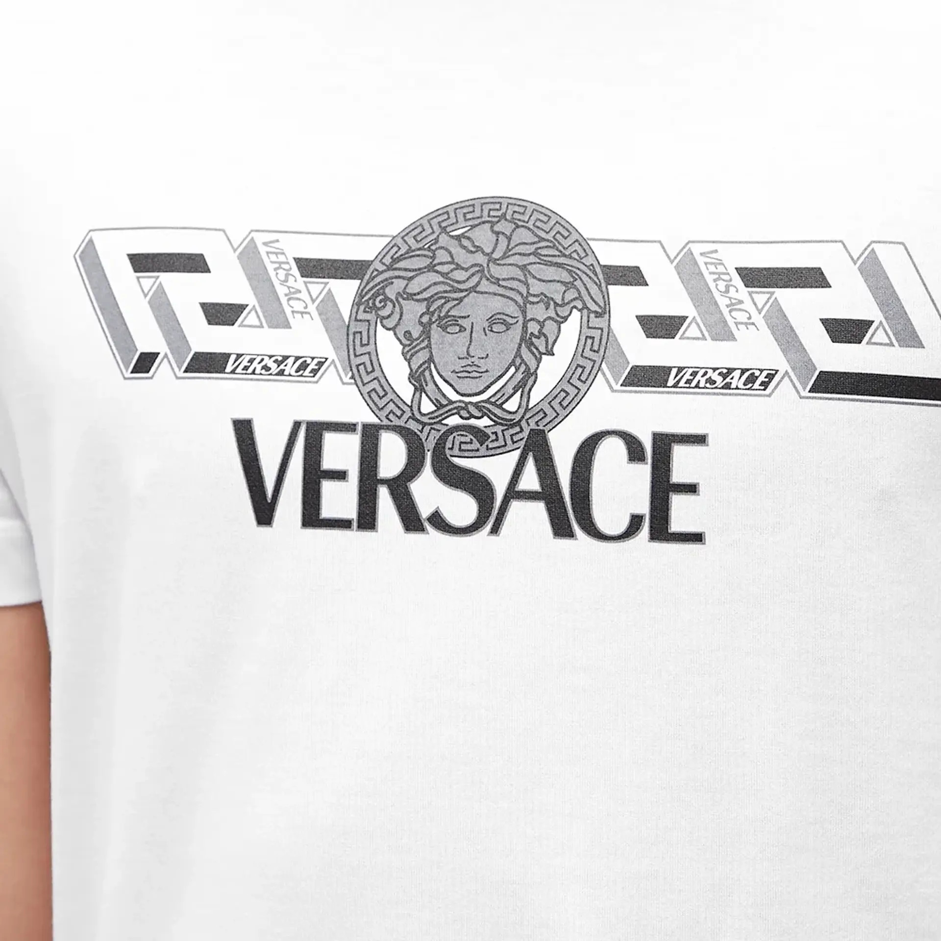Image 4 of VERSACE MEN T-SHIRT (S) ヴェルサーチ メンズ Tシャツ (S) 1008461 1A06051 1W000