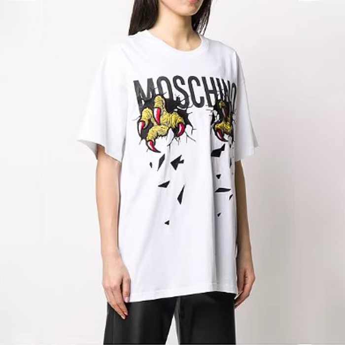 Image 3 of MOSCHINO LADIES T-SHIRT モスキーノ レディース T シャツ EA0719 0540 1001