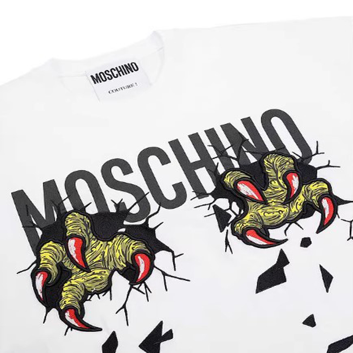 Image 5 of MOSCHINO LADIES T-SHIRT モスキーノ レディース T シャツ EA0719 0540 1001