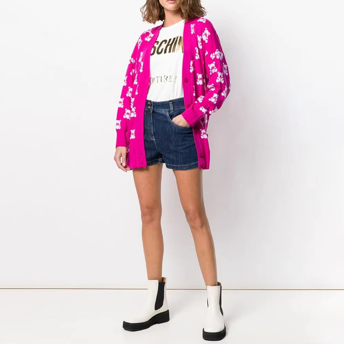 Image 4 of MOSCHINO LADIES T-SHIRT モスキーノ レディース T シャツ EJ0701 5540 1002